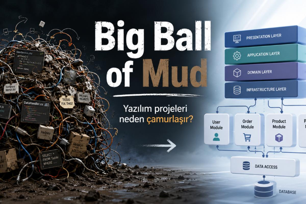 Big Ball of Mud Nedir? Yazılım Projeleri Neden Çamurlaşır?