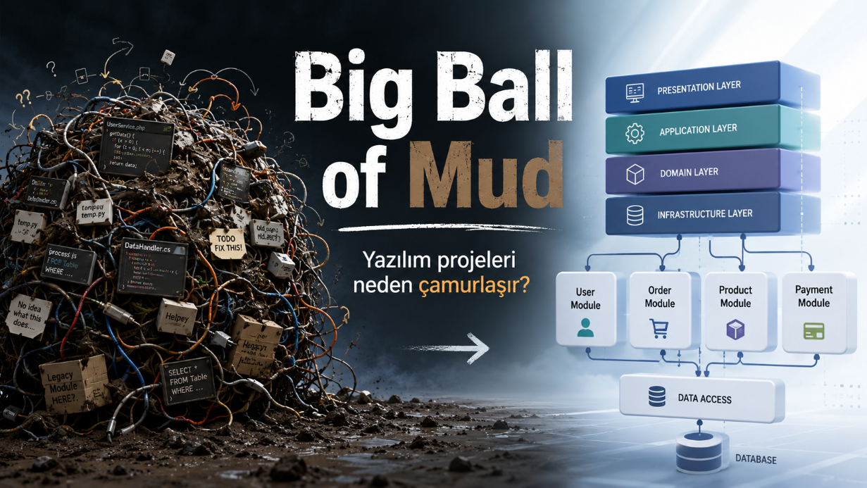 Big Ball of Mud Nedir? Yazılım Projeleri Neden Çamurlaşır?